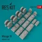 Mirage IV wheels set, 1/48 - ResKit Models RS48-0150 Mirage IV wheels set, 1/48 - ResKit Models RS48-0150