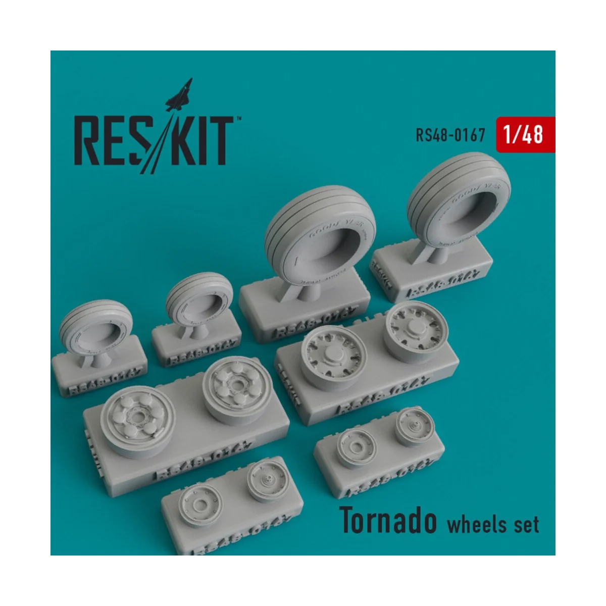 Tornado wheels set, 1/48 - ResKit Models RS48-0167 Tornado wheels set, 1/48 - ResKit Models RS48-0167