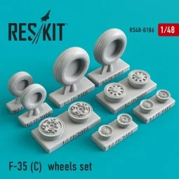 F-35C wheels set, 1/48 - ResKit Models RS48-0186