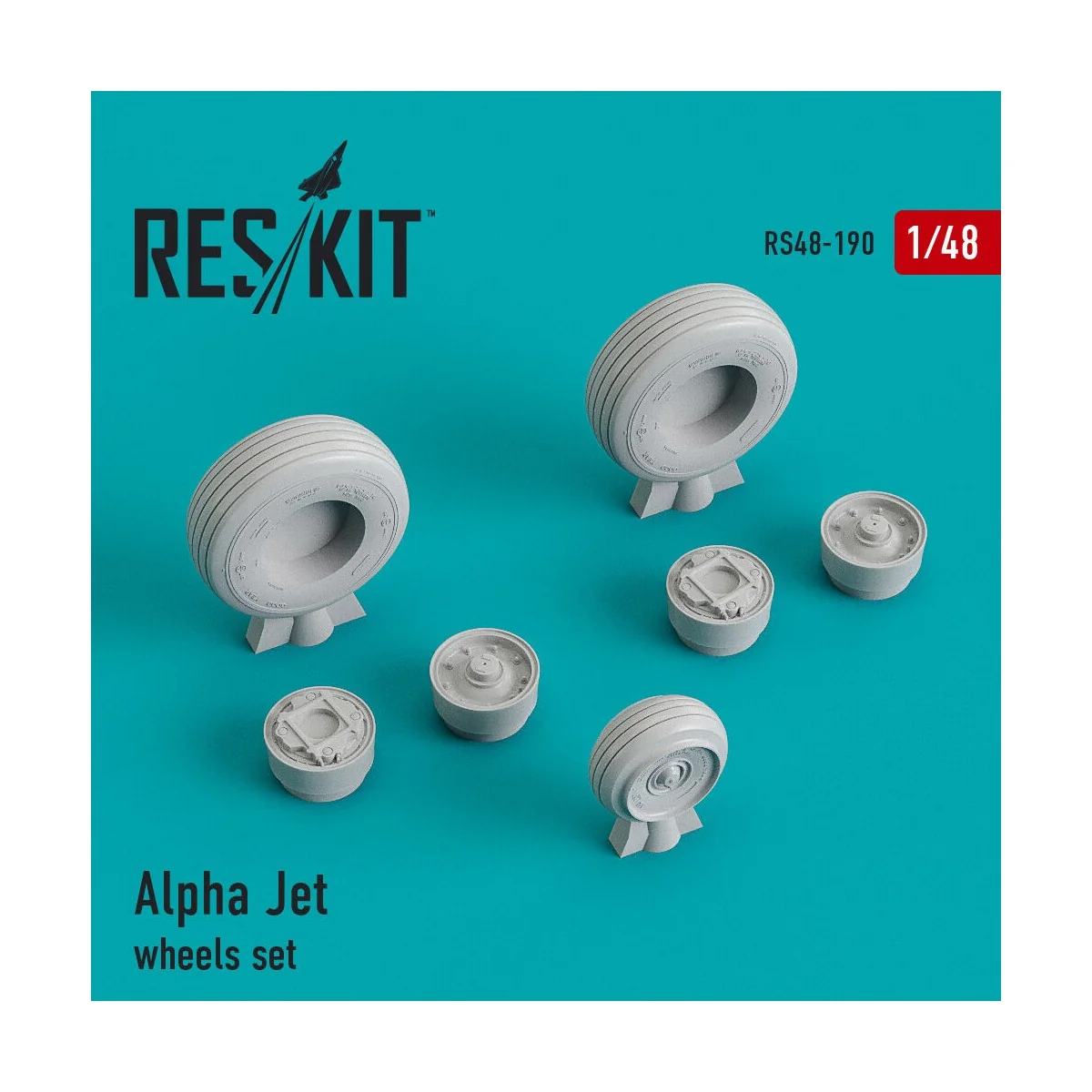 Alpha Jet wheels set, 1/48 - ResKit Models RS48-0190