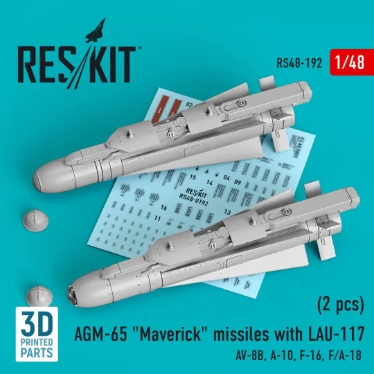 AGM-65 Maverick missiles with LAU-117 (2 pcs) (AV-8B, A-10, F-16, F...
