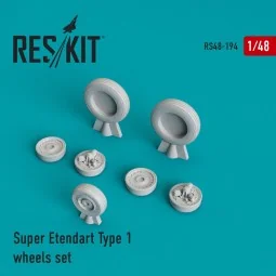 Super Etendard type 1 wheels set - ResKit Models RS48-0194