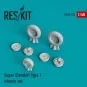 Super Etendard type 1 wheels set, 1/48 - ResKit Models RS48-0194