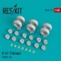 H-47 Chinook wheels set - ResKit Models RS48-0191
