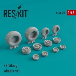 S-3 Viking wheels set, 1/48 - ResKit Models RS48-0215