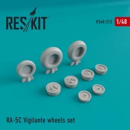 RA-5 Vigilante wheels set - ResKit Models RS48-0213
