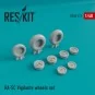 RA-5 Vigilante wheels set, 1/48 - ResKit Models RS48-0213 RA-5 Vigilante wheels set, 1/48 - ResKit Models RS48-0213