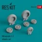 Mitsubishi F-2 wheels set - ResKit Models RS48-0222