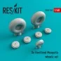 DH.98 Mosquito wheels set - ResKit Models RS48-0240