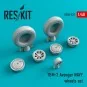 TBM-3 Avenger NAVY wheels set - ResKit Models RS48-0231