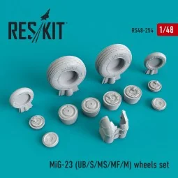 MiG-23 UB/S/MS/MF/M wheels set - ResKit Models RS48-0254