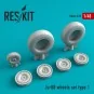 Ju-88 wheels set type 1 - ResKit Models RS48-0270