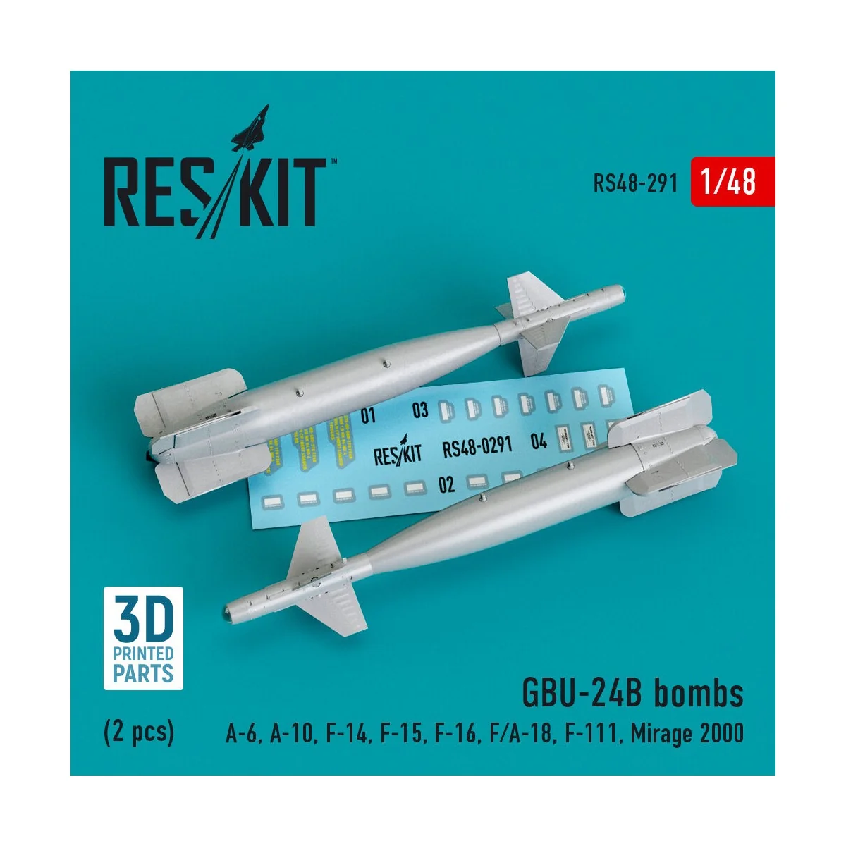 GBU-24B bombs (2 pcs) (A-6, A-10, F-14, F-15, F-16, F/A-18, F-111, ...