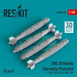 GBU-38 bombs thermally protected (4 pcs) (F-14B, F-14D, F-18, F-35B...