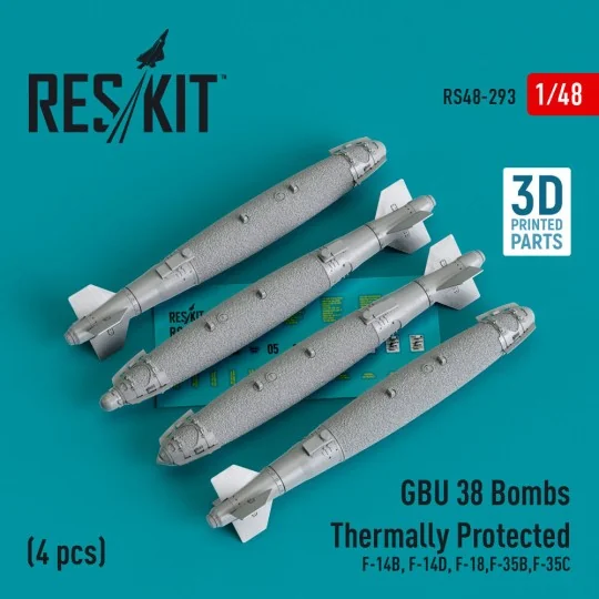 GBU-38 bombs thermally protected (4 pcs) (F-14B, F-14D, F-18,F-35B,...