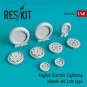 EE Lightning wheels set late type, 1/48 - ResKit Models RS48-0302