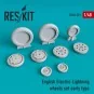 EE Lightning wheels set early type, 1/48 - ResKit Models RS48-0301 EE Lightning wheels set early type, 1/48 - ResKit Models RS48-0301