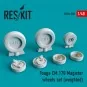 Fouga CM.170 Magister wheels set (weighted), 1/48 - ResKit Models R... Fouga CM.170 Magister wheels set (weighted), 1/48 - ResKit Models R...