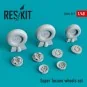 Super Tucano wheels set, 1/48 - ResKit Models RS48-0313 Super Tucano wheels set, 1/48 - ResKit Models RS48-0313