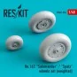 He.162 Salamander / Spatz wheels set (weighted) - ResKit Models RS4...