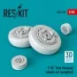F-82 Twin Mustang (weighted) wheels set, 1/48 - ResKit Models RS48-...