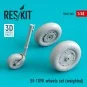 Bf-109K wheels set (weighted), 1/48 - ResKit Models RS48-0360