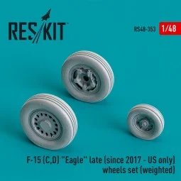 F-15 (C, D) Eagle late (since 2017 - US only) wheels set (weighted)...