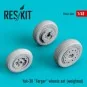 Yak-38 Forger wheels set (weighted) - ResKit Models RS48-0368