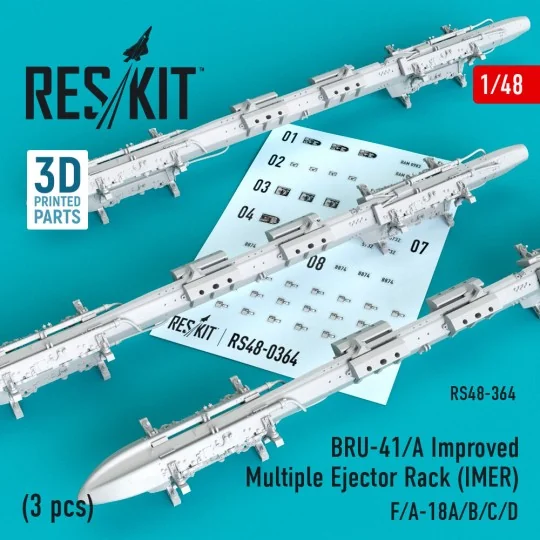 BRU-41/A Improved Multiple Ejector Rack (IMER) (3 pcs) (F/A-18A/B/C...