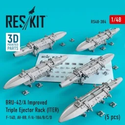 BRU-42/A Improved Triple Ejector Rack (ITER) (5 pcs) (F-14D, AV-8B,...