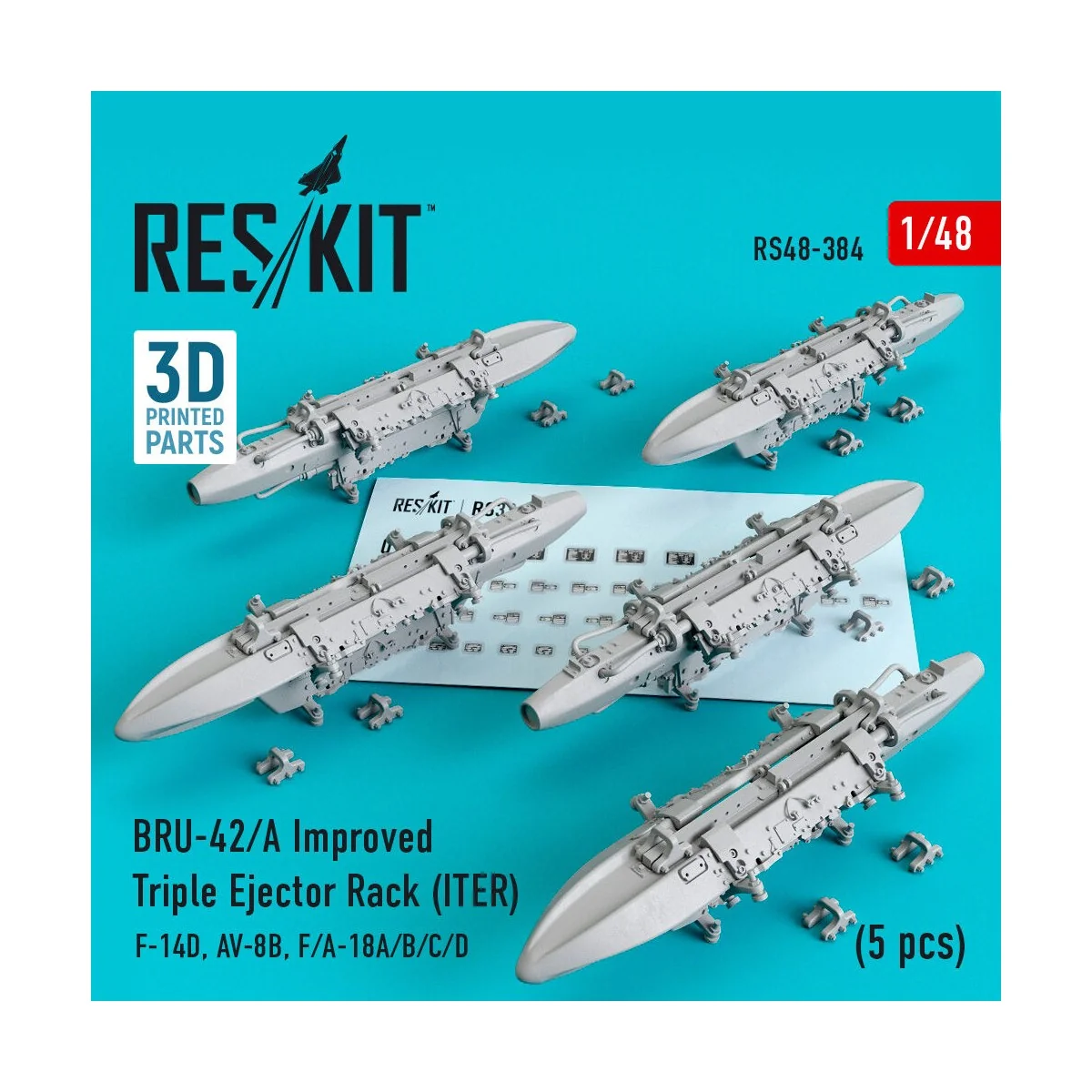 BRU-42/A Improved Triple Ejector Rack (ITER) (5 pcs) (F-14D, AV-8B,... BRU-42/A Improved Triple Ejector Rack (ITER) (5 pcs) (F-14D, AV-8B,...
