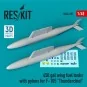 450 gal wing fuel tanks with pylons for F-105 Thunderchief (2 pcs),... 450 gal wing fuel tanks with pylons for F-105 Thunderchief (2 pcs),...