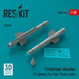 Firestreak missiles (2pcs) (EE Lightning, Sea Vixen, Gloster Javeli...
