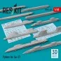 Pylons for Su-27 (3D Printed) - ResKit Models RS48-0421