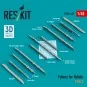 Pylons for Rafale type 2 (3D Printed), 1/48 - ResKit Models RS48-0437 Pylons for Rafale type 2 (3D Printed), 1/48 - ResKit Models RS48-0437