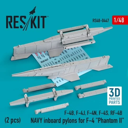 NAVY inboard pylons for F-4 Phantom II (2 pcs) (F-4B, F-4J, F-4N, F...