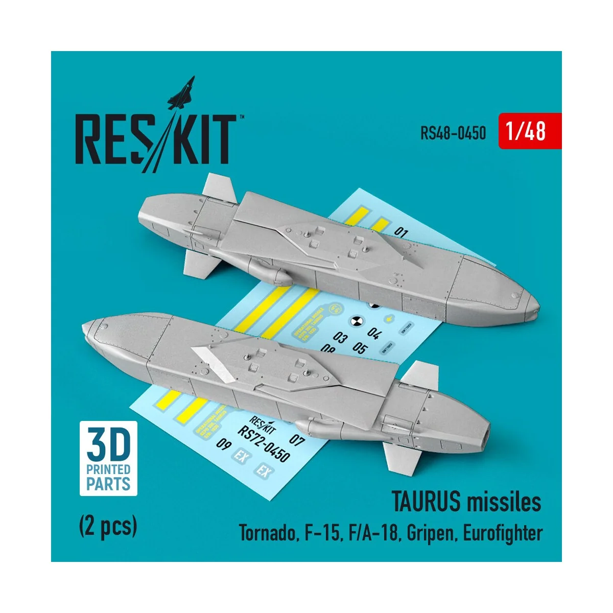 TAURUS missiles (2 pcs) (Tornado, F-15, F/A-18, Gripen, Eurofighter...