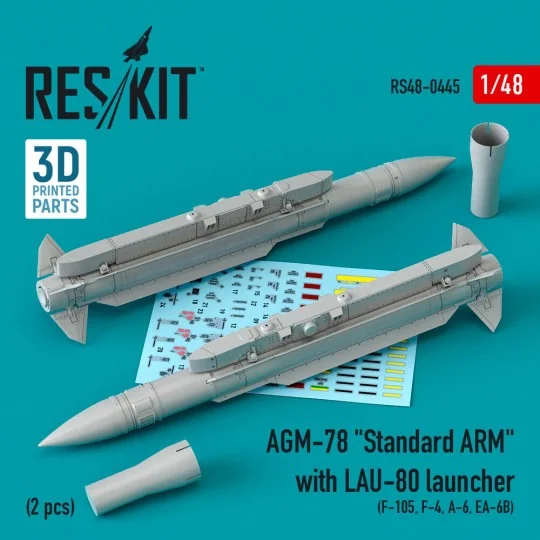AGM-78 Standard ARM with LAU-80 launcher (2 pcs) (F-105, F-4, A-6, ...