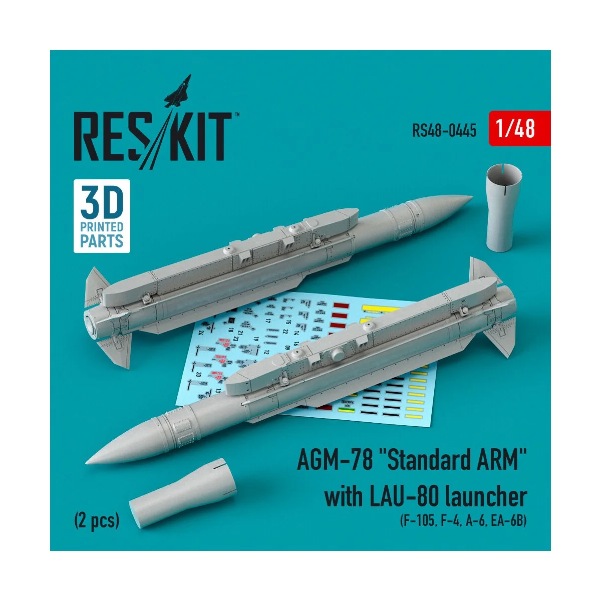 AGM-78 Standard ARM with LAU-80 launcher (2 pcs) (F-105, F-4, A-6, ...