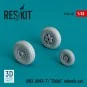 AMX (AMX-T) Ghibli wheels set (3D Printed), 1/48 - ResKit Models RS...