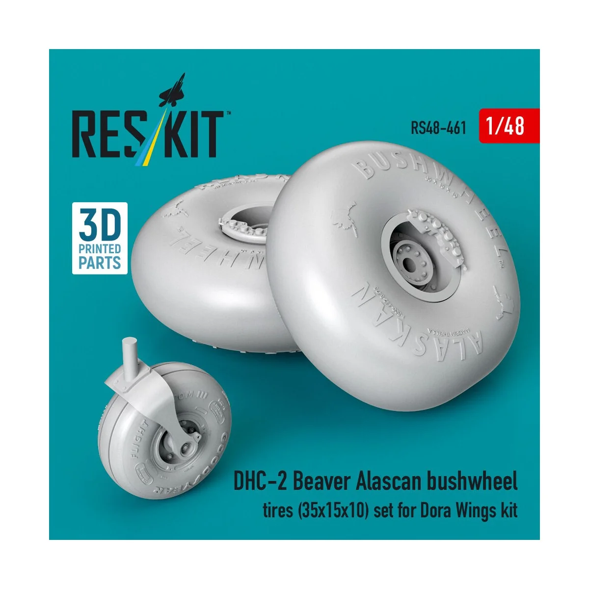 DHC-2 Beaver Alascan bushwheel tires (35x15x10) set for Dora Wings ... DHC-2 Beaver Alascan bushwheel tires (35x15x10) set for Dora Wings ...