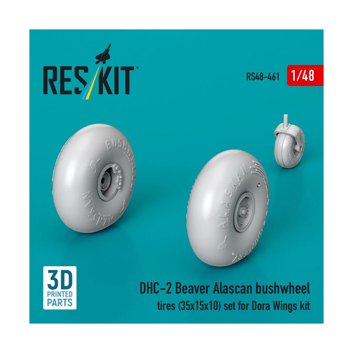 DHC-2 Beaver Alascan bushwheel tires (35x15x10) set for Dora Wings ... DHC-2 Beaver Alascan bushwheel tires (35x15x10) set for Dora Wings ...