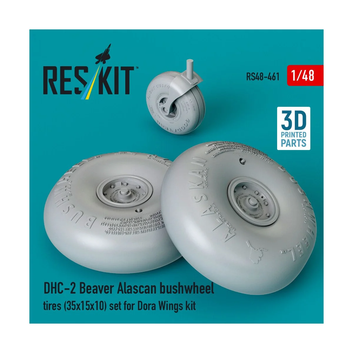 DHC-2 Beaver Alascan bushwheel tires (35x15x10) set for Dora Wings ... DHC-2 Beaver Alascan bushwheel tires (35x15x10) set for Dora Wings ...