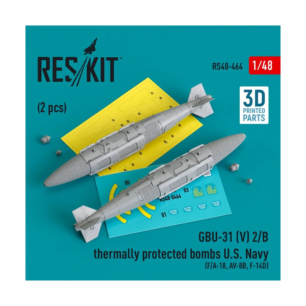 GBU-31 (V) 2/B thermally protected bombs U.S. Navy (2 pcs) (F/A-18,...
