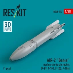 AIR-2 Genie nuclear air-to-air rocket (1 pcs) (F-89, F-101, F-102, ...