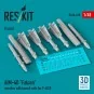 AIM-4D Falcon missiles with launch rails for F-4D/E (4 pcs) (3D Pri... AIM-4D Falcon missiles with launch rails for F-4D/E (4 pcs) (3D Pri...