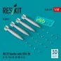 Mk.83 bombs with BSU-85 (4 pcs) (F-14, F/A-18, AV-8B, S-3) (3D prin... Mk.83 bombs with BSU-85 (4 pcs) (F-14, F/A-18, AV-8B, S-3) (3D prin...