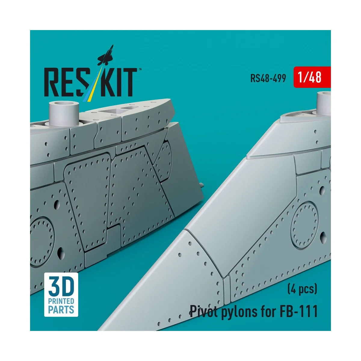 Pivot pylons for FB-111 (4 pcs) (3D Printed), 1/48 - ResKit Models ...
