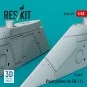 Pivot pylons for FB-111 (4 pcs) (3D Printed) - ResKit Models RS48-0499