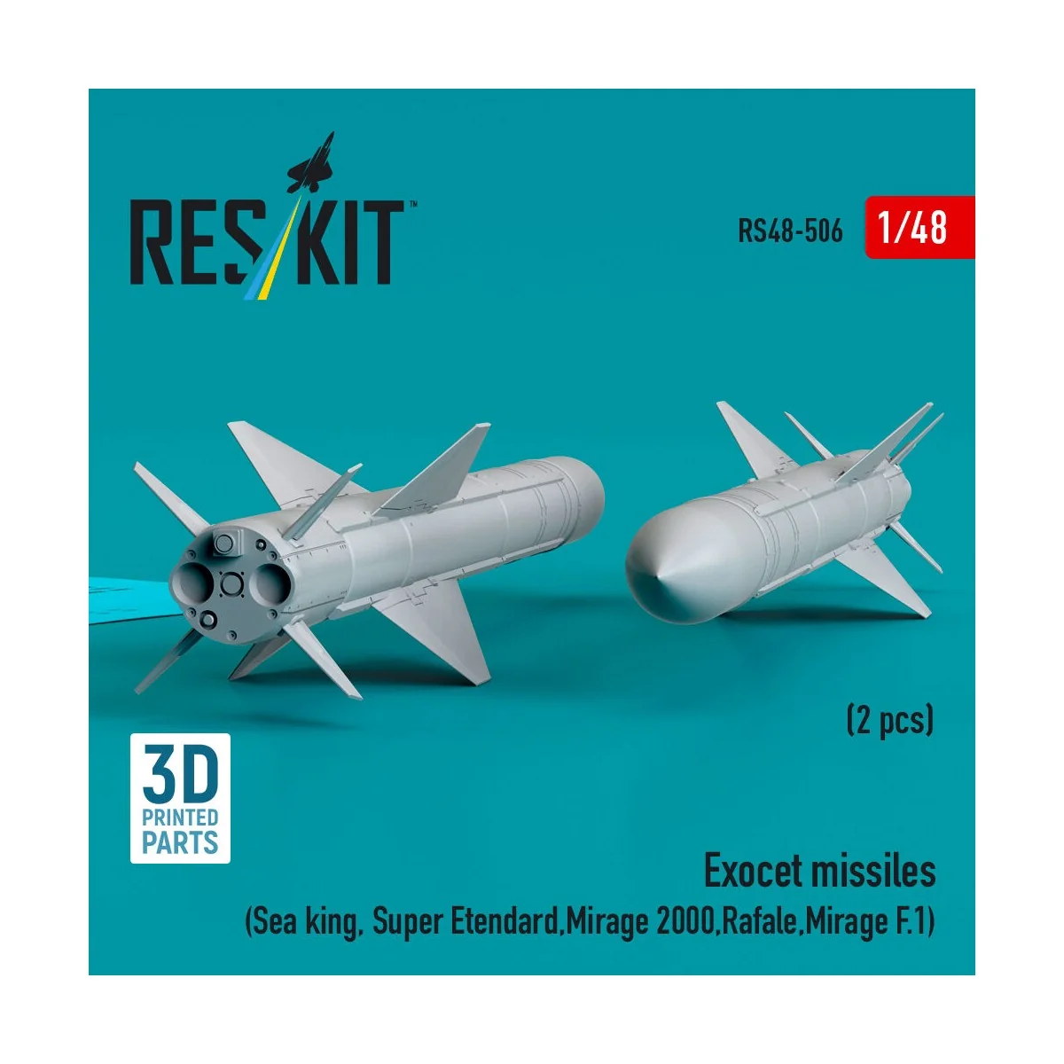 Exocet missiles (2 pcs) (Sea King, Super Etendard, Mirage 2000, Raf...